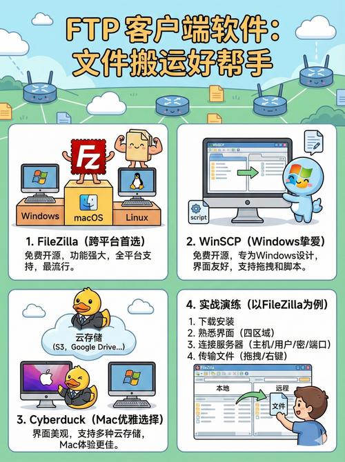 FTP下载工具推荐:快速稳定文件传输与资源管理