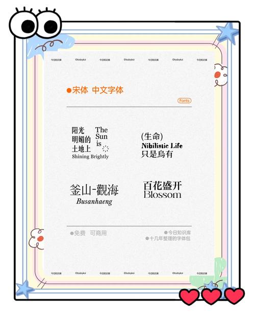 PS字体下载大全,免费商用与设计素材合集