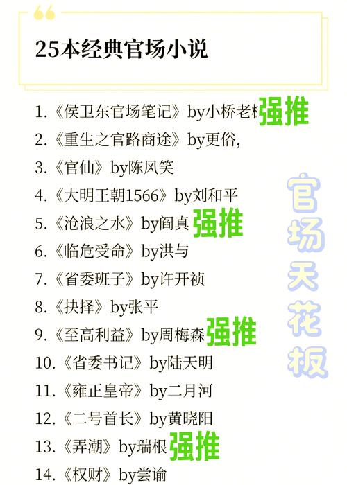 官场小说下载排行榜TOP10，经典官场文推荐与资源分享