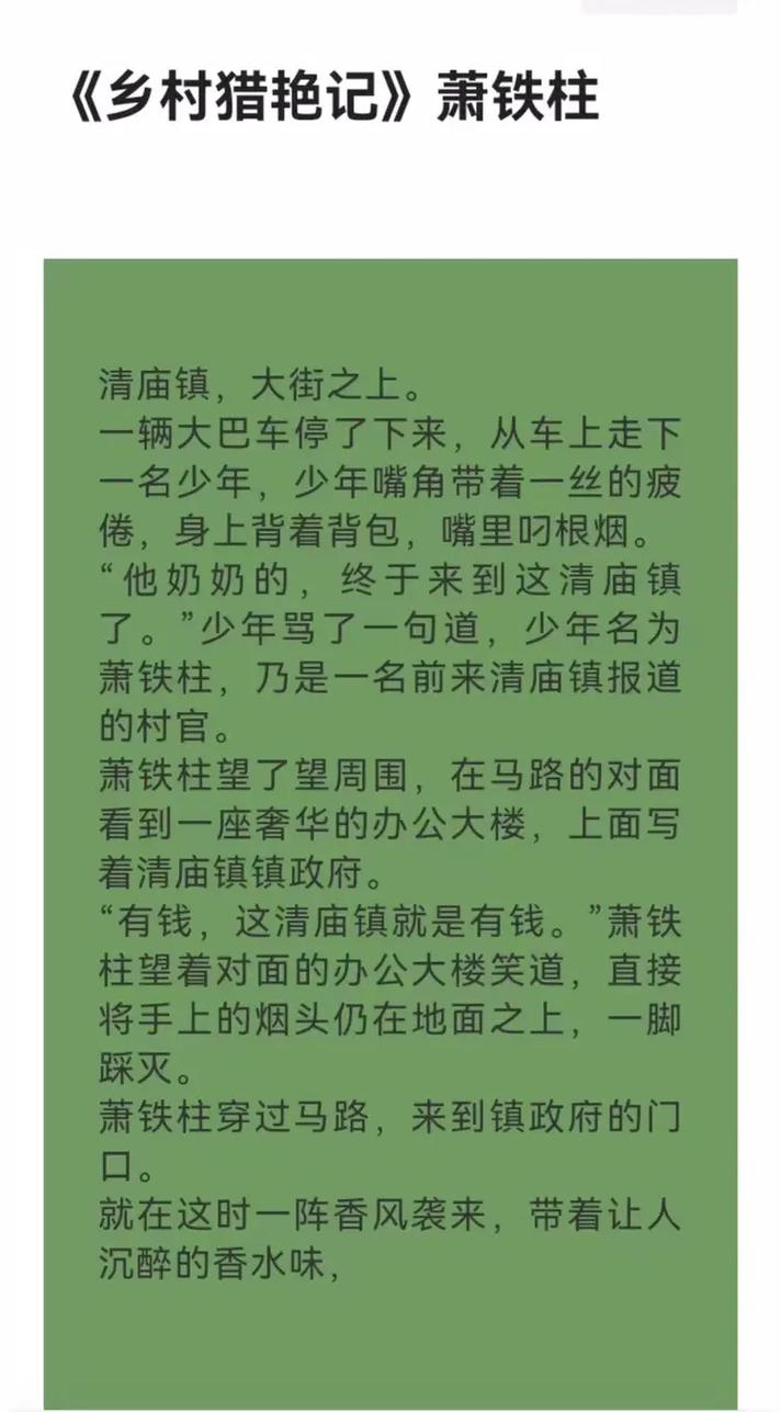 乡村猎艳txt下载 - 经典乡村言情小说全集