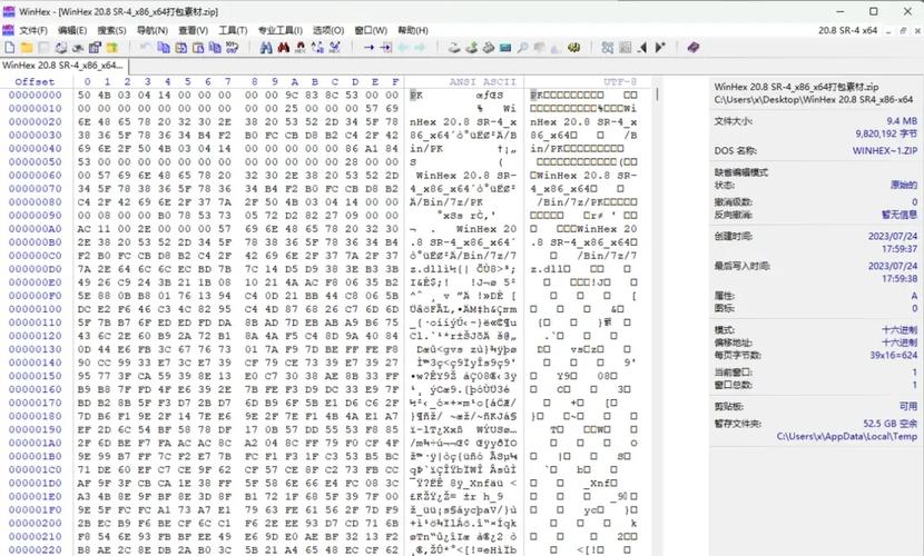 WinHex下载 - 专业十六进制编辑器与数据恢复工具