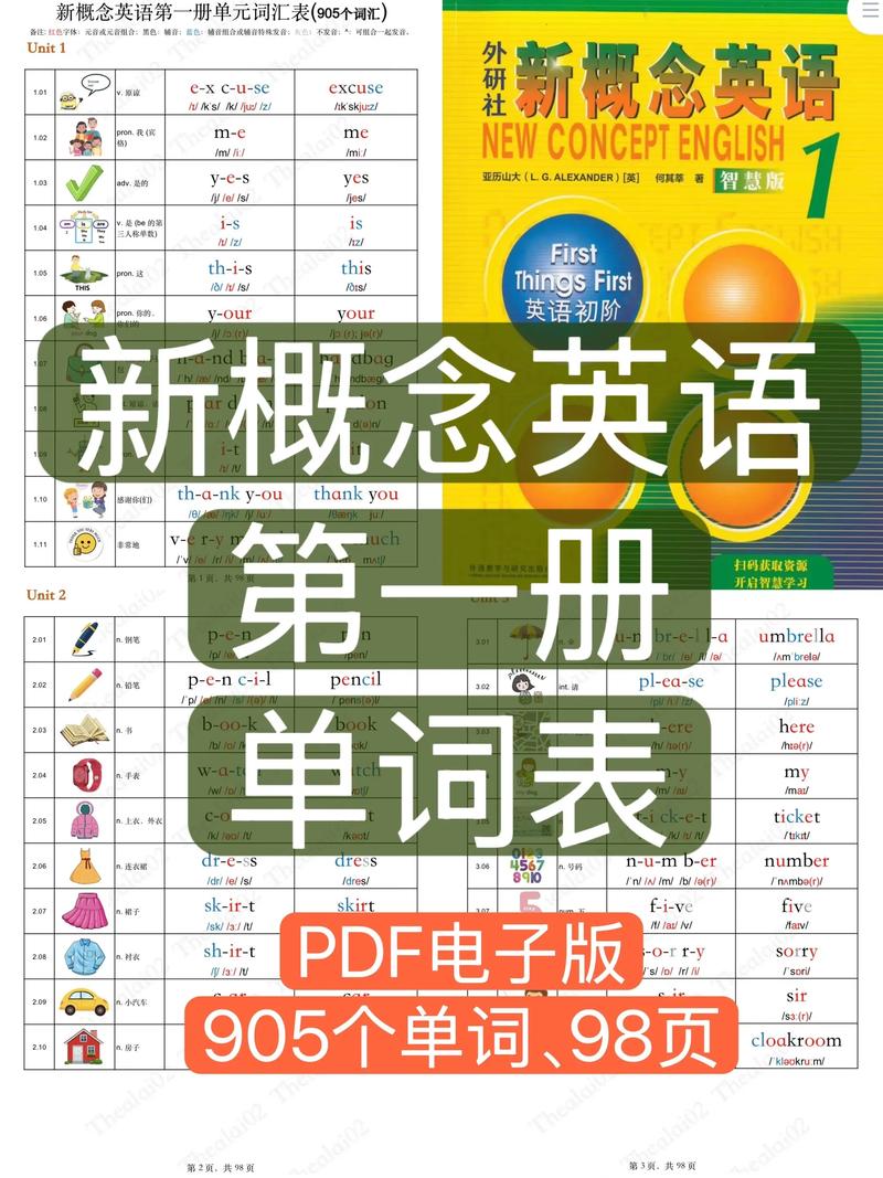 新概念英语全四册免费下载,零基础到精通一步到位
