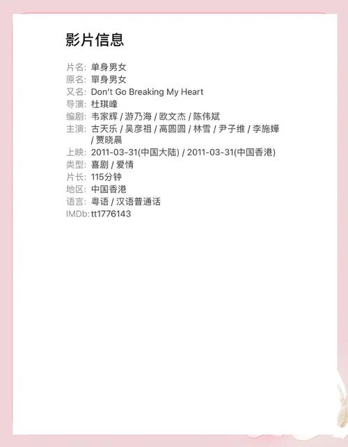 单身男女下载 - 在线观看完整版