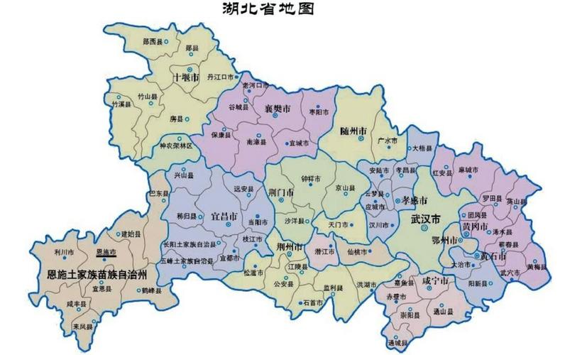 湖北省高清地图下载 最新版交通旅游电子地图