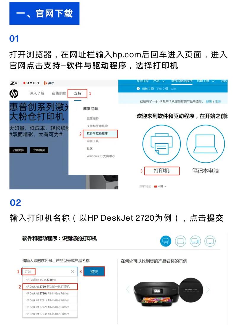 惠普打印机驱动官方下载 - 安全稳定版